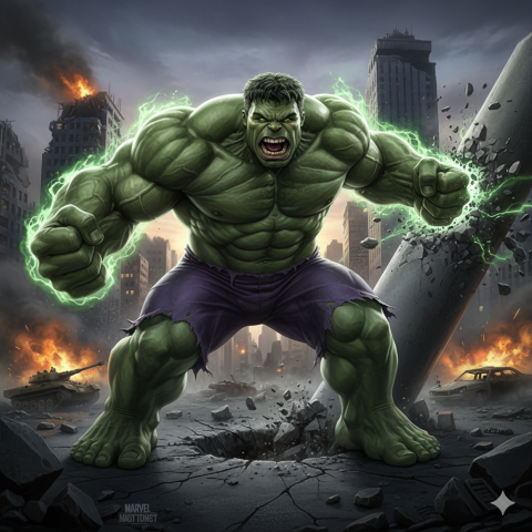 Hulk smash bear market meme for Marvelites $AVGR